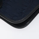 Christian Dior Trotter Canvas Shoulder Bag Navy Auth bs22436-18