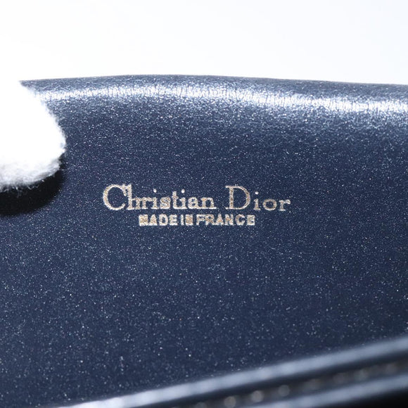 Christian Dior Trotter Canvas Shoulder Bag Navy Auth bs22436