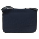 Christian Dior Trotter Canvas Shoulder Bag Navy Auth bs22436-2
