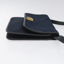 Christian Dior Trotter Canvas Shoulder Bag Navy Auth bs22436-3