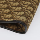 Christian Dior Trotter Canvas Shoulder Bag Brown Auth bs22437-11