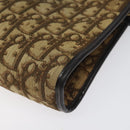 Christian Dior Trotter Canvas Shoulder Bag Brown Auth bs22437-12