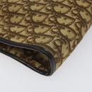 Christian Dior Trotter Canvas Shoulder Bag Brown Auth bs22437-13
