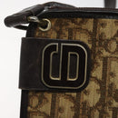 Christian Dior Trotter Canvas Shoulder Bag Brown Auth bs22437-9