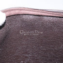 Christian Dior Trotter Canvas Shoulder Bag Brown Auth bs22437-16