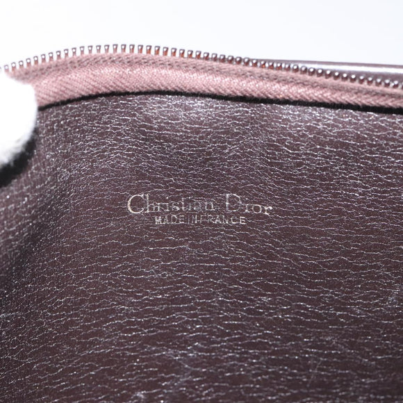 Christian Dior Trotter Canvas Shoulder Bag Brown Auth bs22437