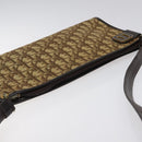 Christian Dior Trotter Canvas Shoulder Bag Brown Auth bs22437-6