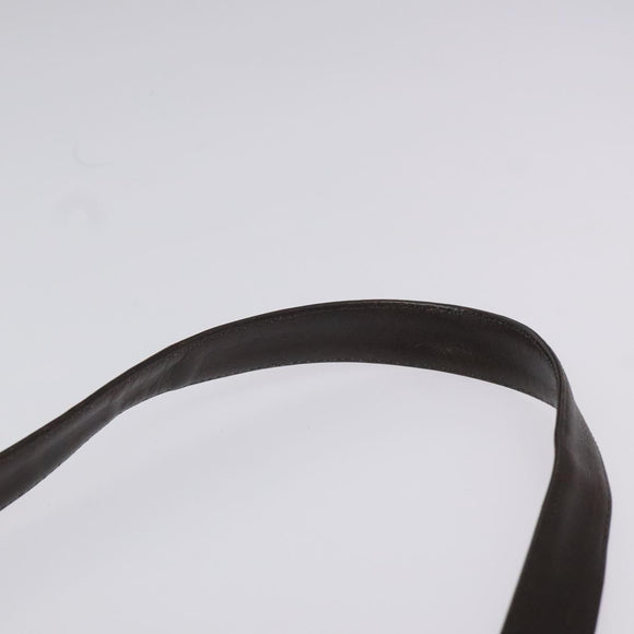 Christian Dior Trotter Canvas Shoulder Bag Brown Auth bs22437