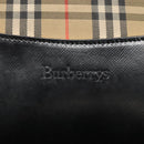 Burberrys Nova Check Shoulder Bag Canvas Beige Auth bs22440-17