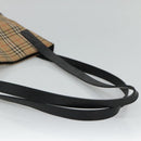 Burberrys Nova Check Shoulder Bag Canvas Beige Auth bs22440-7