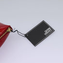 Gianni Versace Pouch Enamel Red Auth bs22441-8