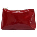 Gianni Versace Pouch Enamel Red Auth bs22441-13