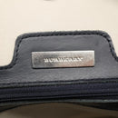 BURBERRY Tote Bag Canvas White Auth bs22443-16