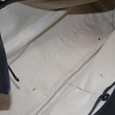 BURBERRY Tote Bag Canvas White Auth bs22443-17