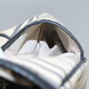 BURBERRY Tote Bag Canvas White Auth bs22443-22