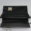 VERSACE Shoulder Bag Leather Black Auth bs22448-10