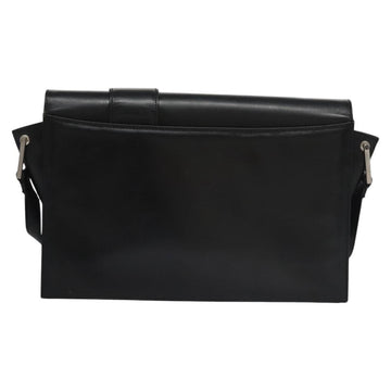 VERSACE Shoulder Bag Leather Black Auth bs22448 - 0
