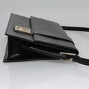 VERSACE Shoulder Bag Leather Black Auth bs22448-3