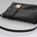 VERSACE Shoulder Bag Leather Black Auth bs22448-6