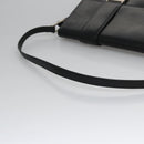 VERSACE Shoulder Bag Leather Black Auth bs22448-7