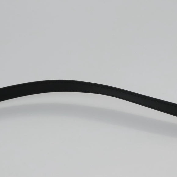 VERSACE Shoulder Bag Leather Black Auth bs22448