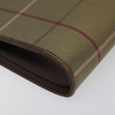 Burberrys Nova Check Shoulder Bag Canvas Beige Auth bs22474-13