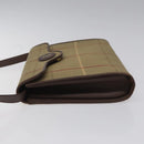 Burberrys Nova Check Shoulder Bag Canvas Beige Auth bs22474-4
