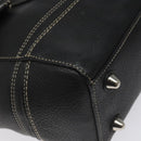 Coach Hand Bag Leather Black Auth bs22477-15