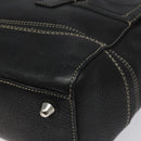 Coach Hand Bag Leather Black Auth bs22477-16