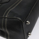 Coach Hand Bag Leather Black Auth bs22477-17