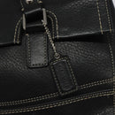 Coach Hand Bag Leather Black Auth bs22477-18