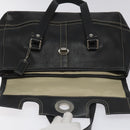 Coach Hand Bag Leather Black Auth bs22477-19