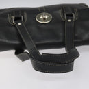 Coach Hand Bag Leather Black Auth bs22477-7