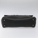 Coach Hand Bag Leather Black Auth bs22477-5