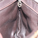 Christian Dior Trotter Canvas Shoulder Bag Brown Gold Auth bs22491-18