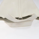 HERMES Picotan Lock PM Hand Bag White Silver Auth bs22497-7