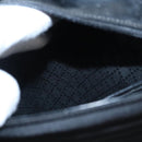 GUCCI Bamboo Hand Bag Canvas Leather 2way Black Silver Auth bs22518-21