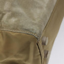 PRADA Tote Bag Suede Khaki Auth bs22528-9