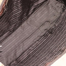 PRADA Tote Bag Suede Khaki Auth bs22528-10