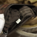 PRADA Tote Bag Suede Khaki Auth bs22528-12