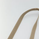 CELINE Shoulder Bag Leather Beige Gold blue Auth bs22533-14