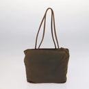 PRADA Hand Bag Nylon Leather 3 Set Khaki Beige Auth bs22539-11