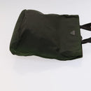 PRADA Hand Bag Nylon Leather 3Set Khaki Beige Auth bs22539-20