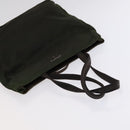 PRADA Hand Bag Nylon Leather 3Set Khaki Beige Auth bs22539-21
