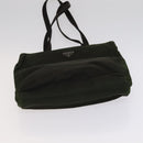 PRADA Hand Bag Nylon Leather 3 Set Khaki Beige Auth bs22539-23