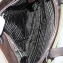 PRADA Hand Bag Nylon Leather 3Set Khaki Beige Auth bs22539-25