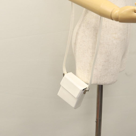 LOUIS VUITTON Damie Grasset Marty Pochette Shoulder Bag White LV Auth bs22545