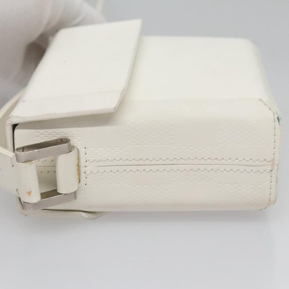 LOUIS VUITTON Damie Grasset Marty Pochette Shoulder Bag White LV Auth bs22545