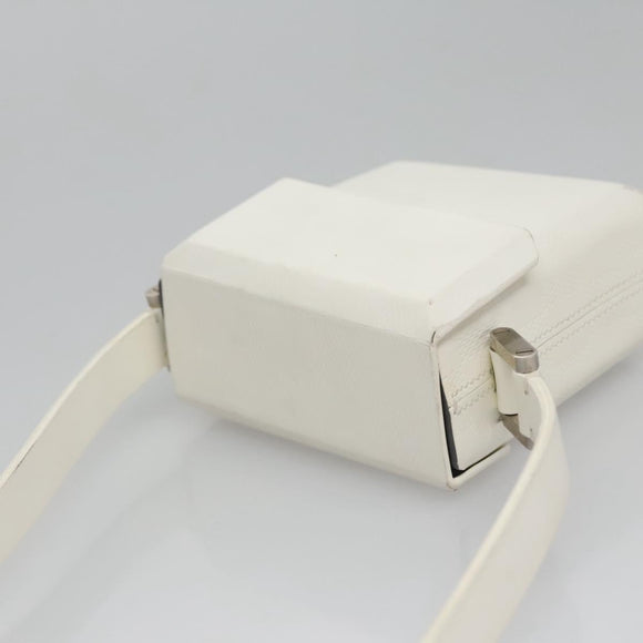 LOUIS VUITTON Damie Grasset Marty Pochette Shoulder Bag White LV Auth bs22545