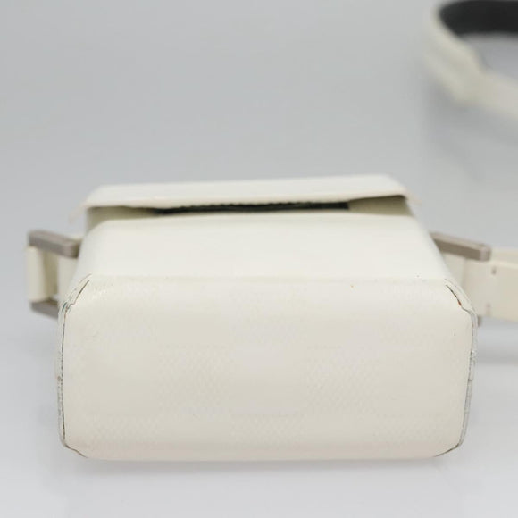 LOUIS VUITTON Damie Grasset Marty Pochette Shoulder Bag White LV Auth bs22545